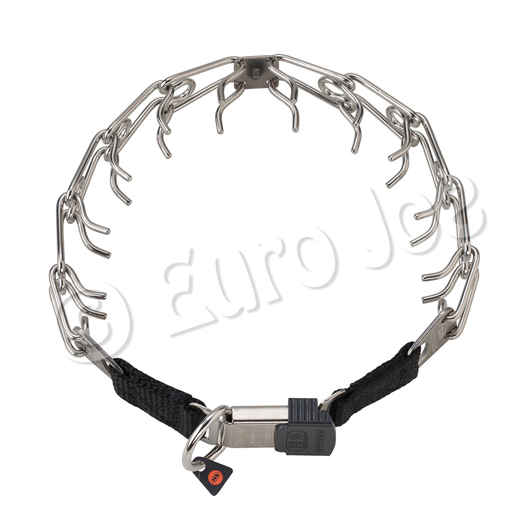 Training collar with ClickLock closure