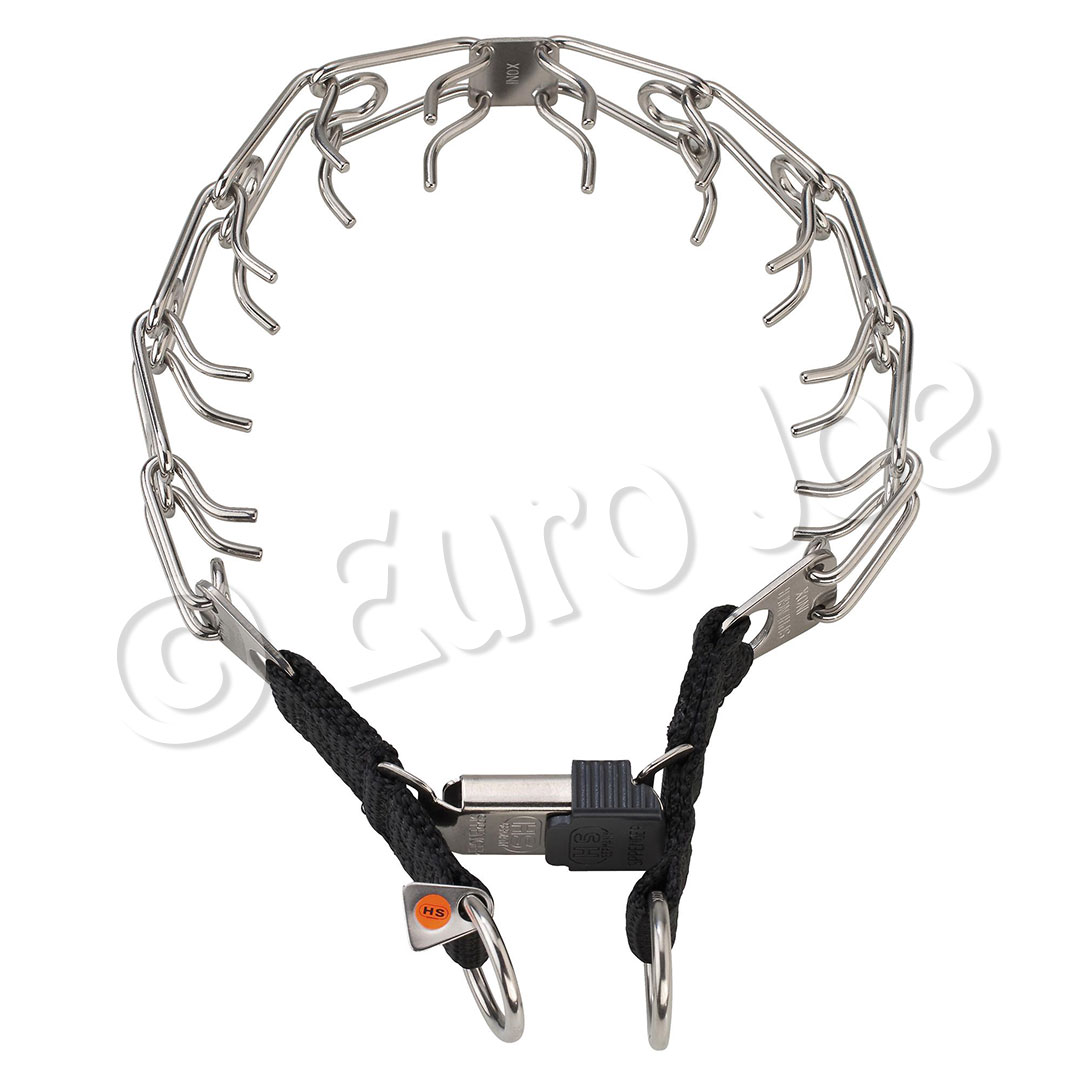 Training collar with 2 rings and click closure