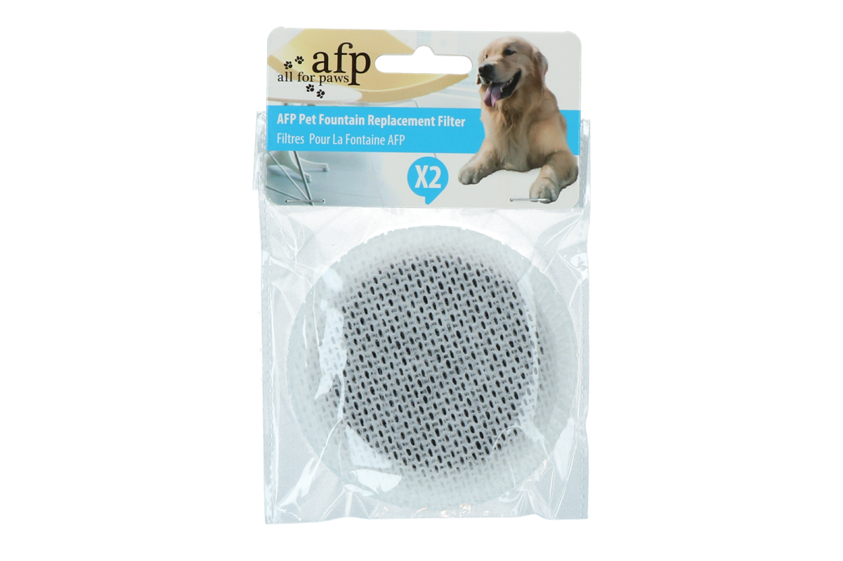AFP Lifestyle 4 Pets - Pet Fountain Replacement Filter (2-Pack) 