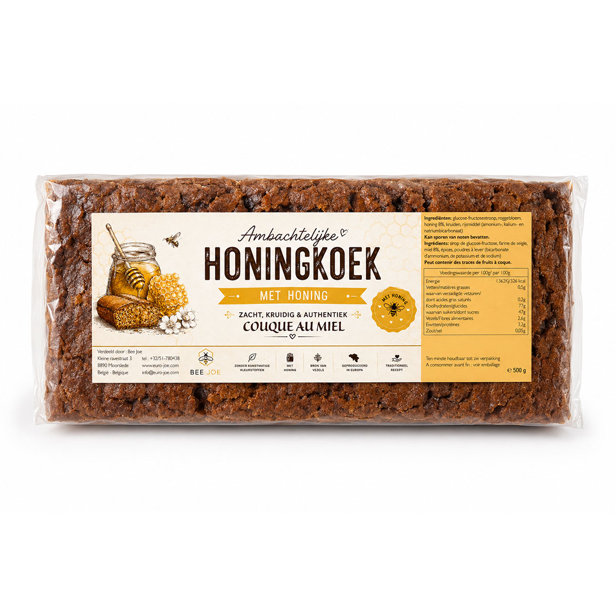 Honingkoek – zacht, kruidig &amp; met honing