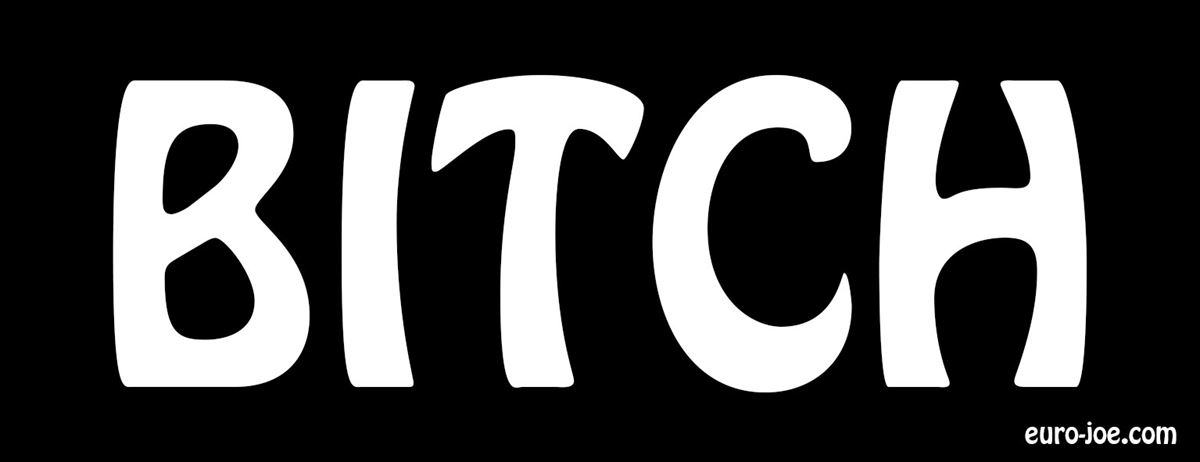 Name patch "Bitch"