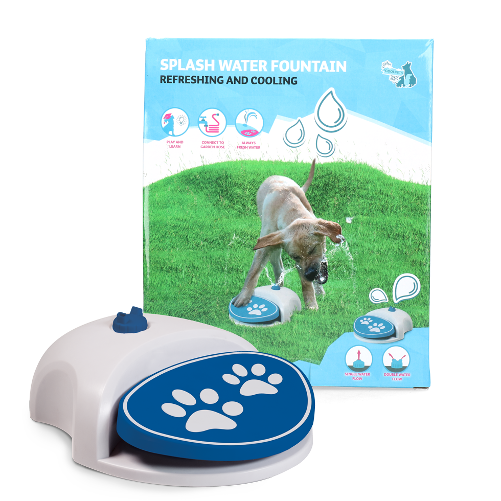 Coolpets Splash Water Fountain Olive green