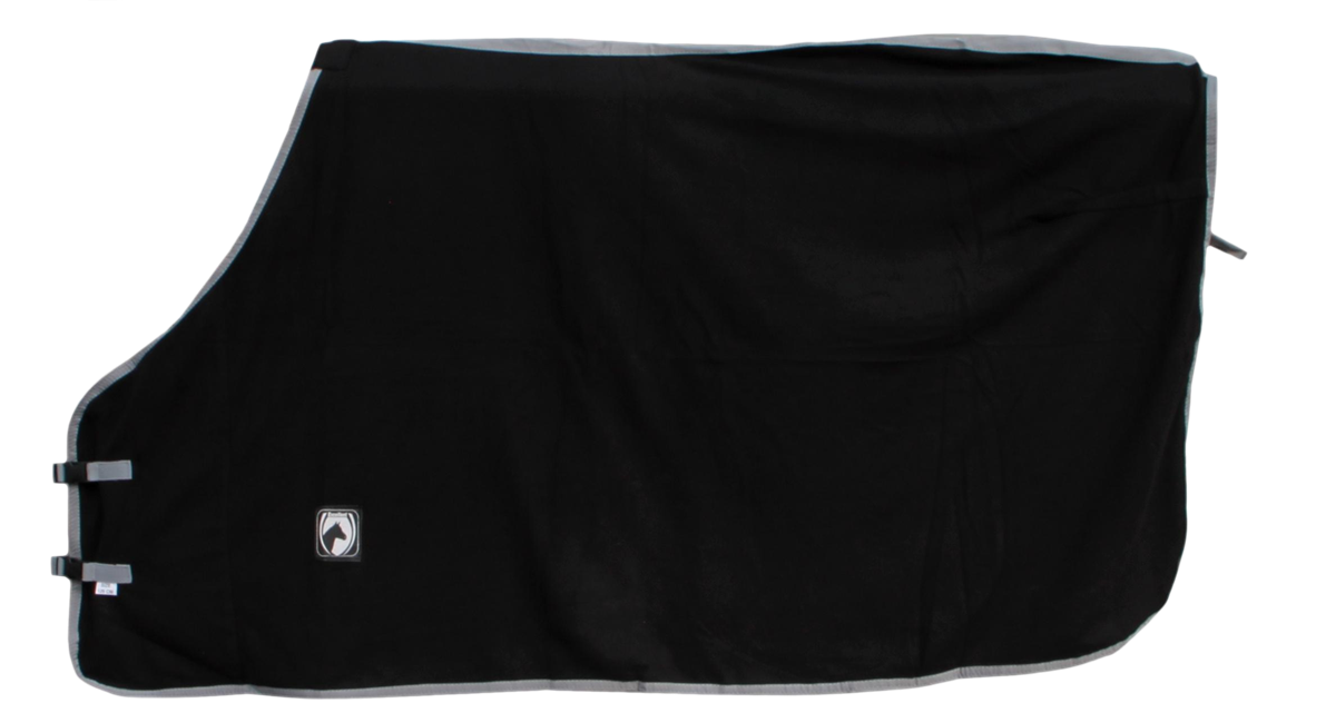 Excellent Fleece Rug black/grey 135/185cm 
