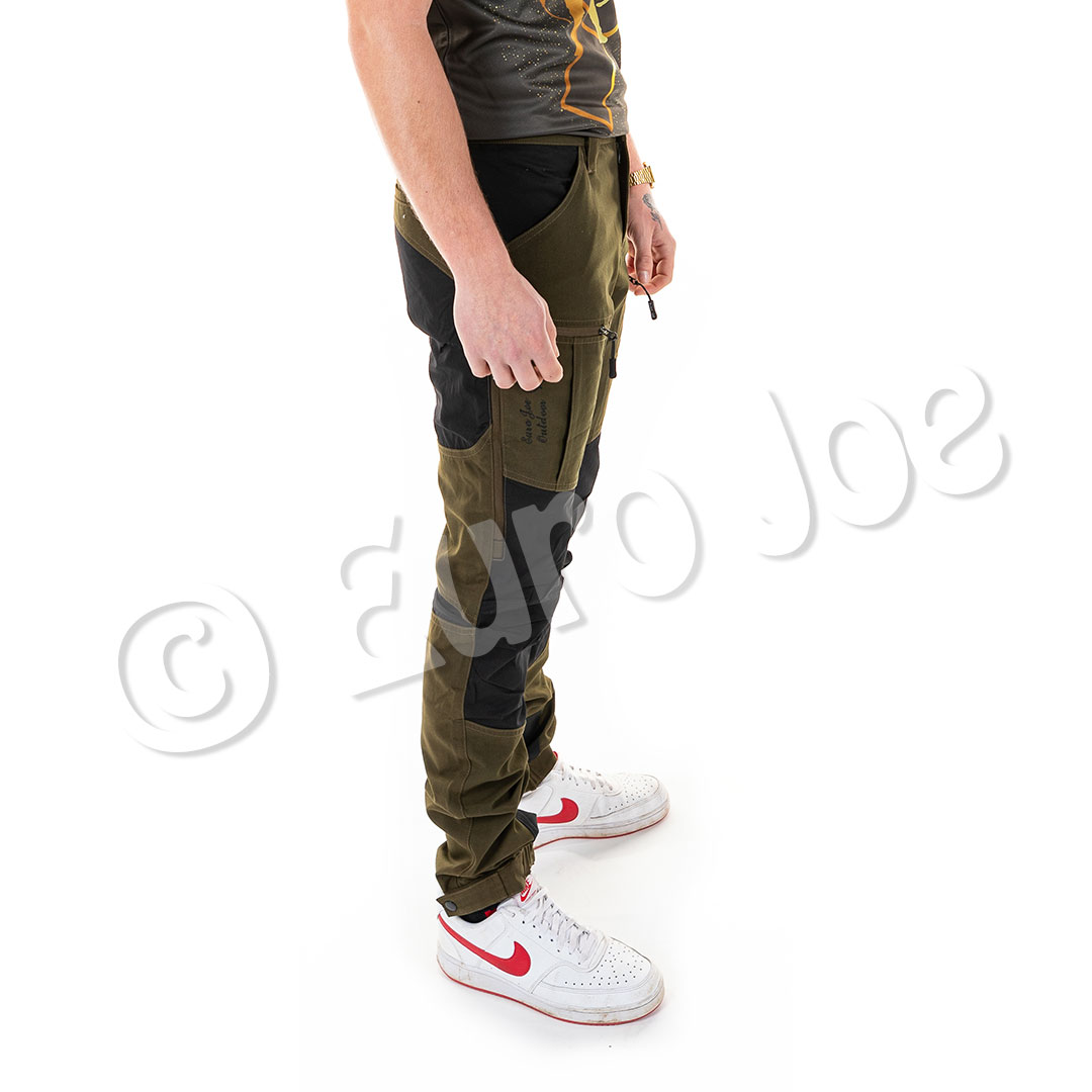 Trousers "Easy Fit" men's khaki/black
