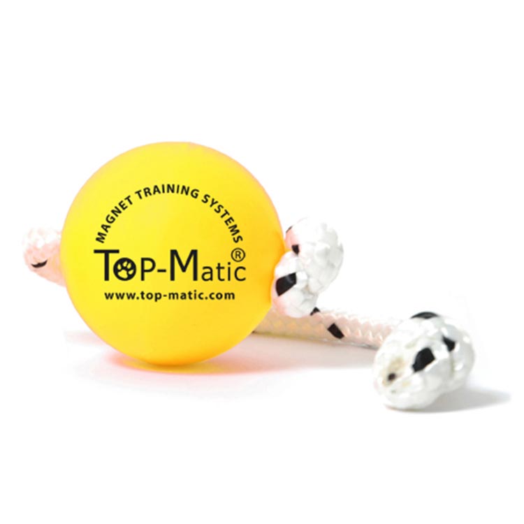 Top matic "Soft fun ball" (yellow)