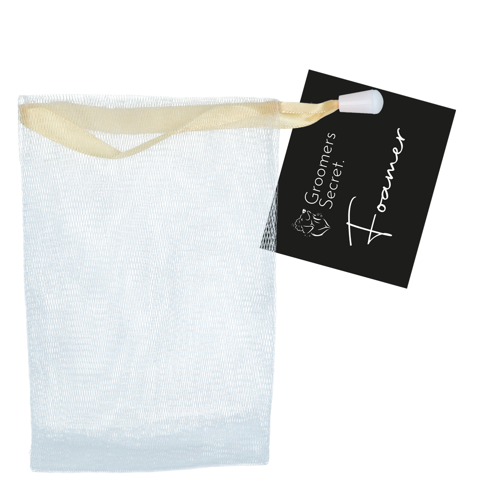 Groomers Secret Shampoo bar foamer bag 