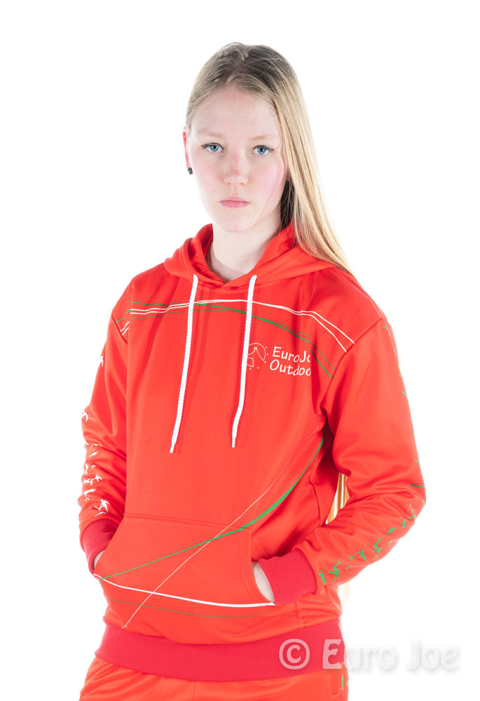Hoodie 3-colored red