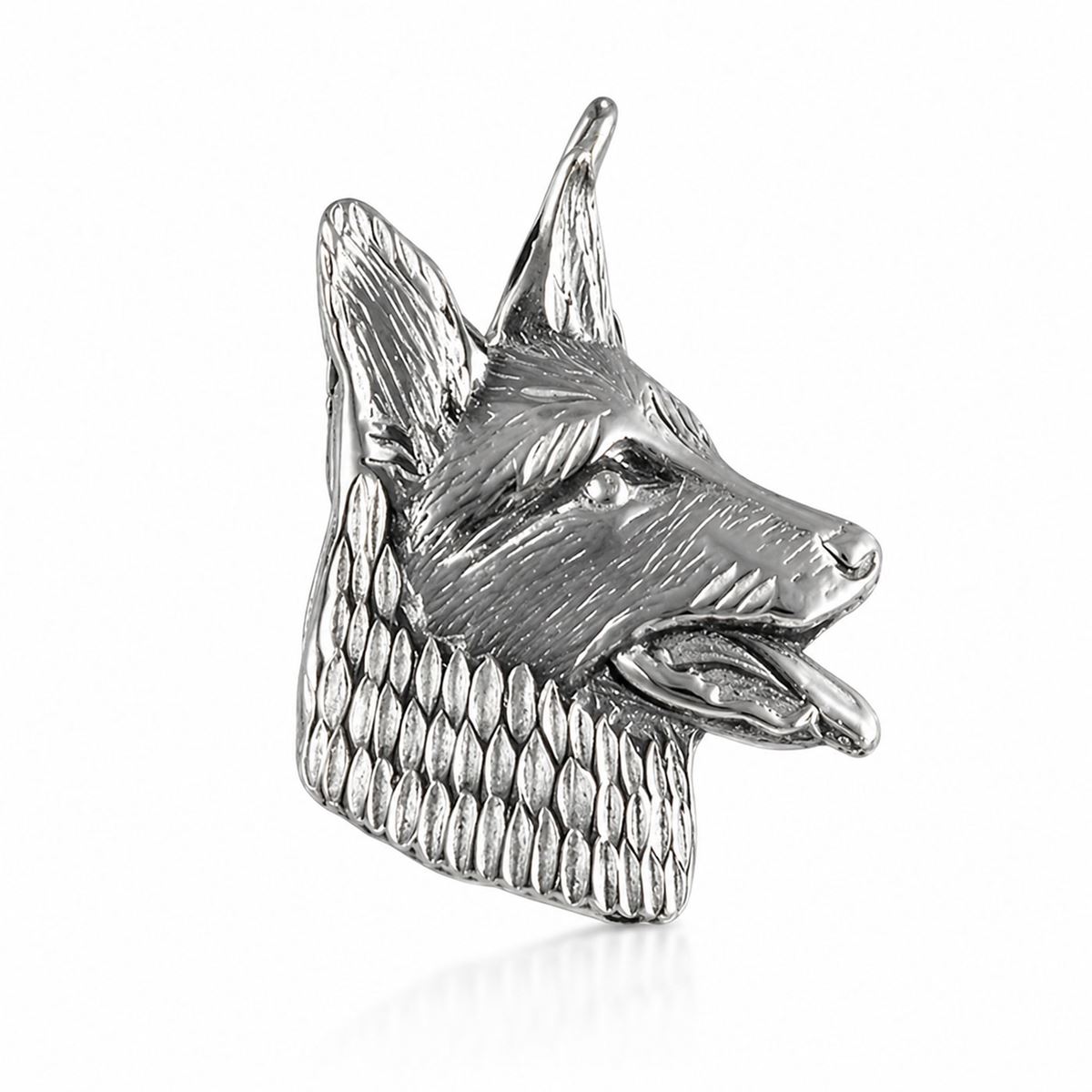 Silver pendant – Shepherd head