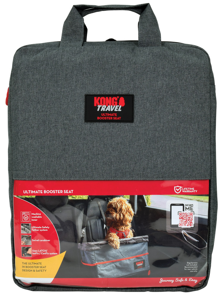 KONG Travel Ultimate Booster Seat &amp; Tether