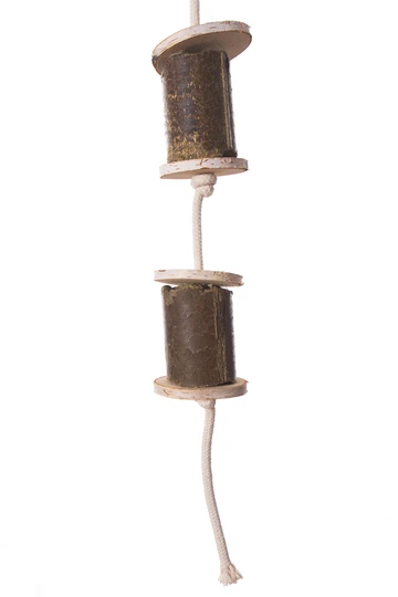 Lax Lucerne on Rope with wood disks 