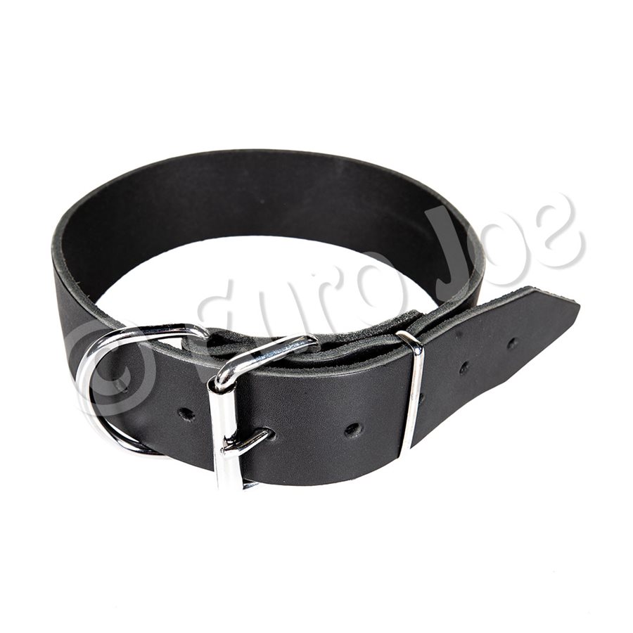 Lether collar 50 mm wide Lether collar 50 mm wide