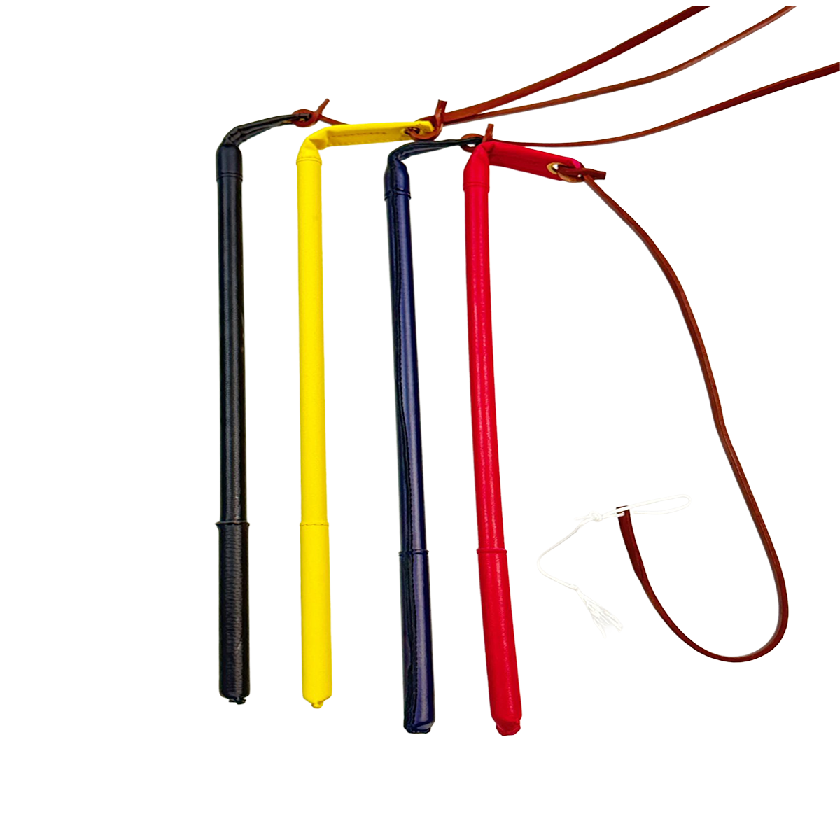 Leather whip with loud crack
