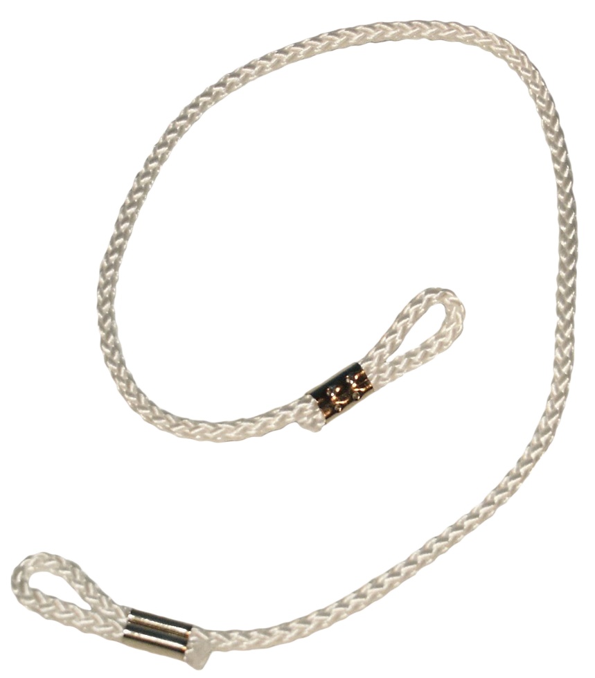 Neck rope nylon with 2 eyes 