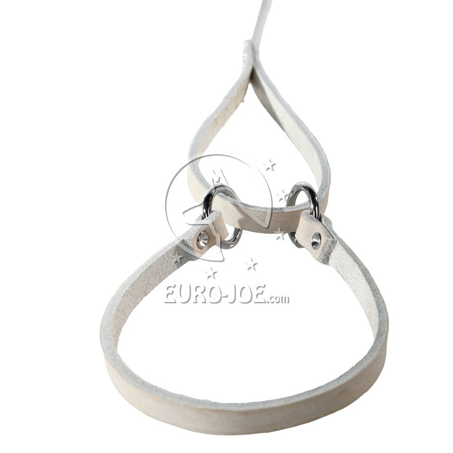Grey Leather Ring Leash Grey Leather Ring Leash