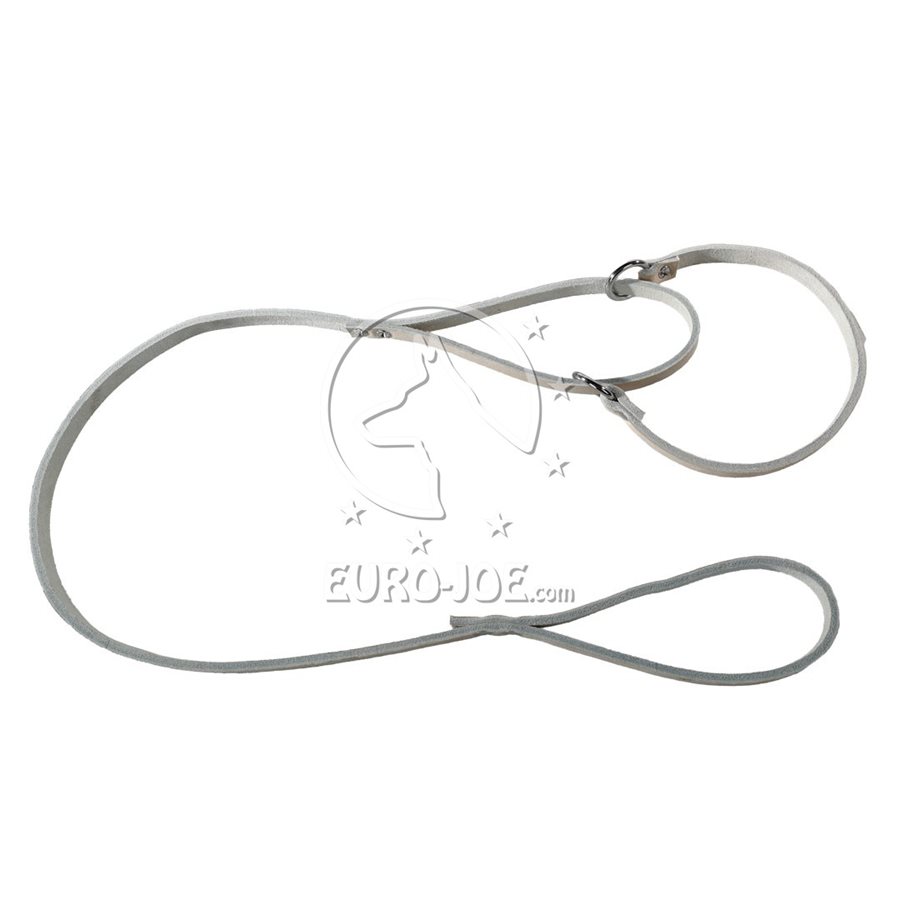 Grey Leather Ring Leash Grey Leather Ring Leash