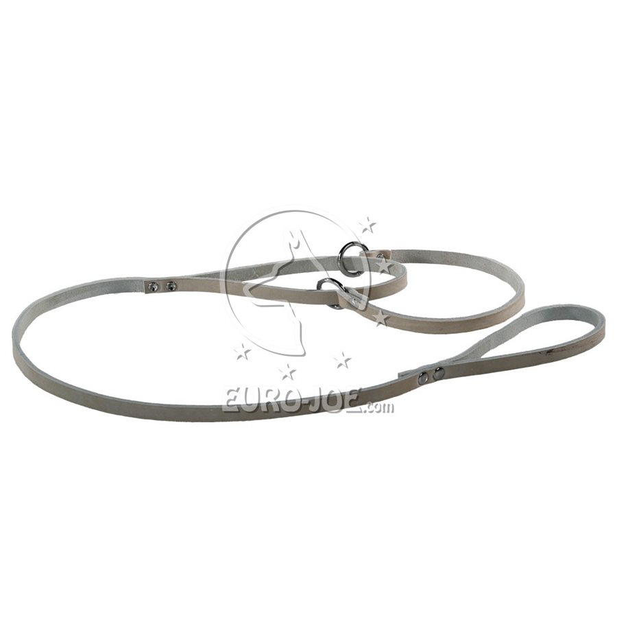 Grey Leather Ring Leash Grey Leather Ring Leash
