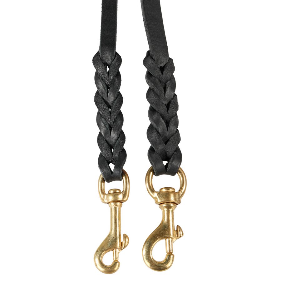 Leather leash – 15 mm wide – with or without handle Leather leash – 15 mm wide – with or without handle
