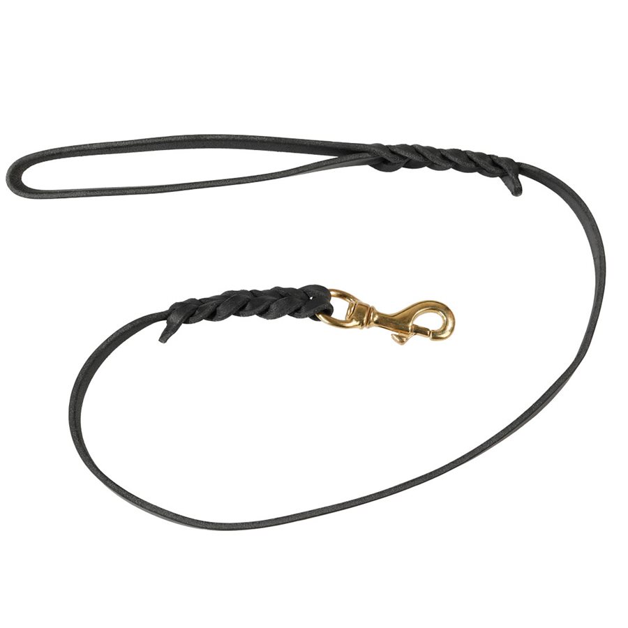 Leather leash – 15 mm wide – with or without handle Leather leash – 15 mm wide – with or without handle