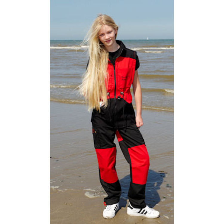 Trousers "Rebel" black/red