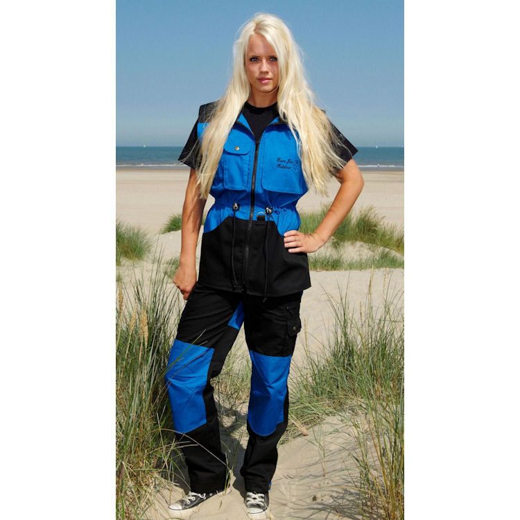 Trousers "Rebel" black/blue