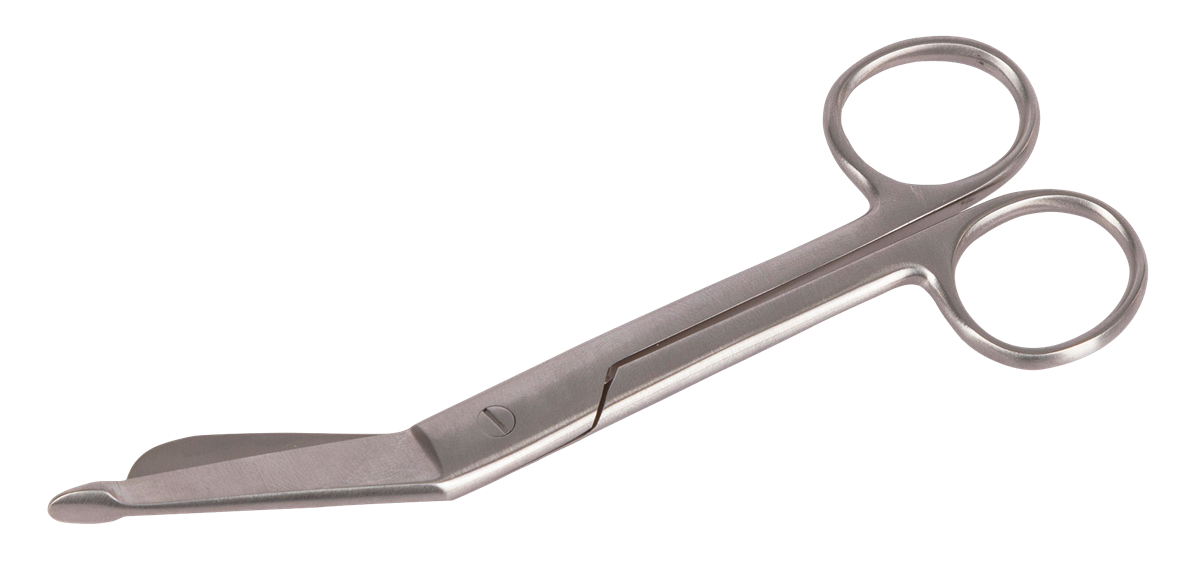 Stainless steel bandage scissors 145 mm (non serrated edge) 145 mm