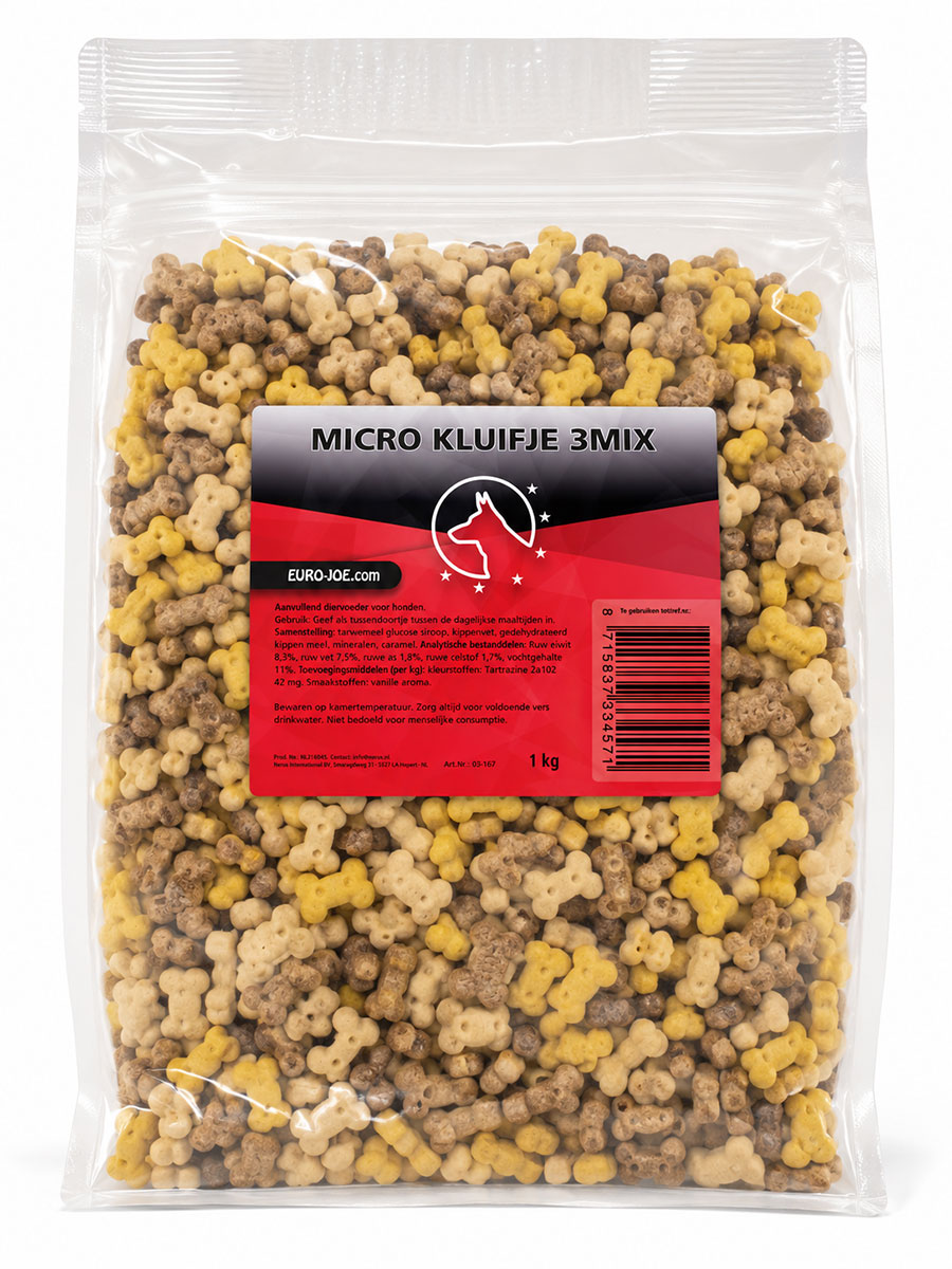 Micro-kluifje Vanille voor honden – 1 kg