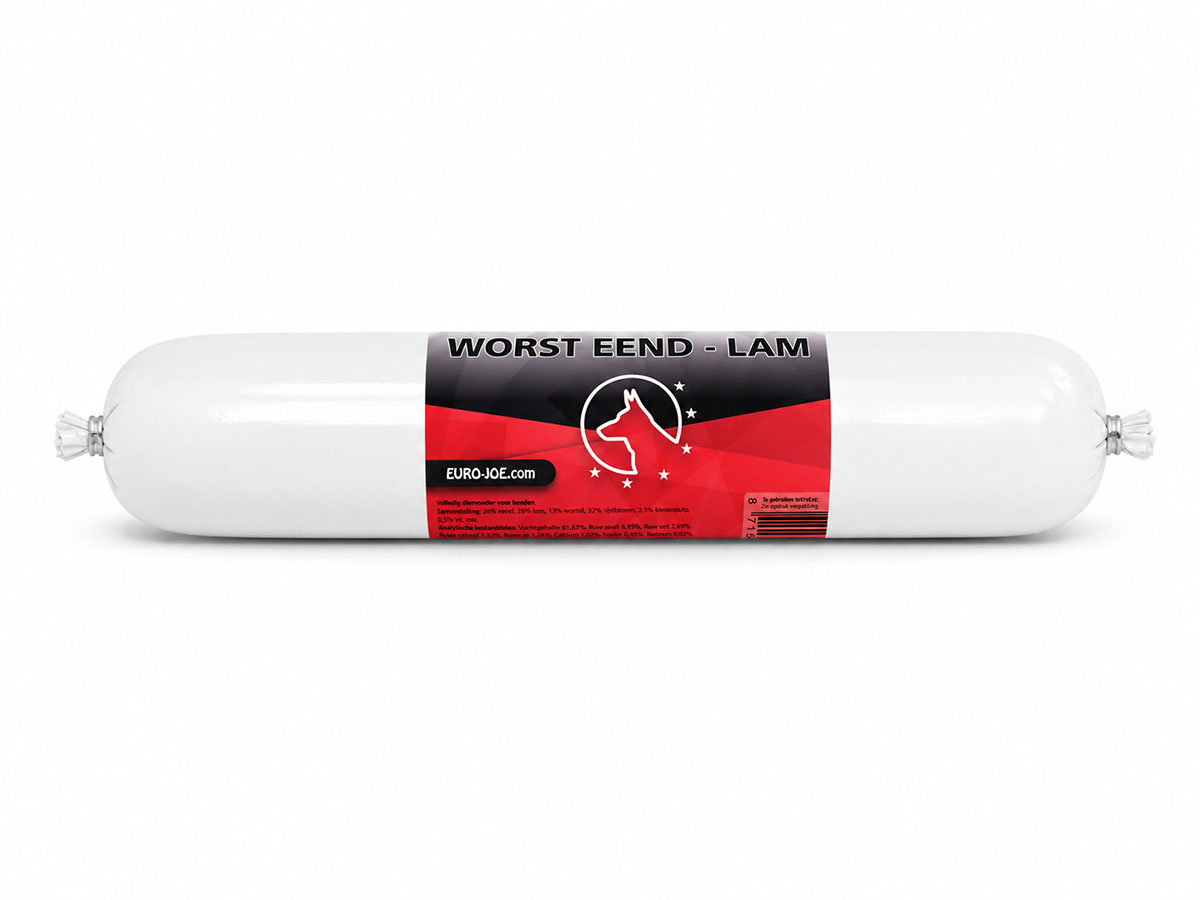 Worst Kip/Rund of Eend/Lam – Volledig Diervoeder voor Honden