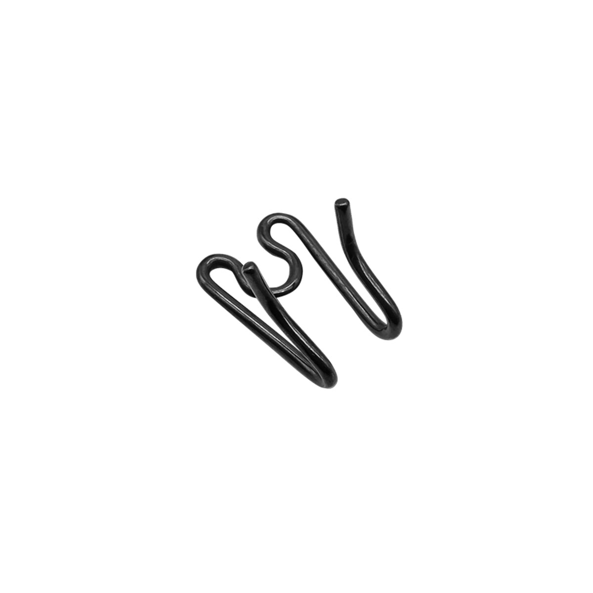 Maglia di prolunga per collare da addestramento – inox nero, 3 mm, 2,5 cm