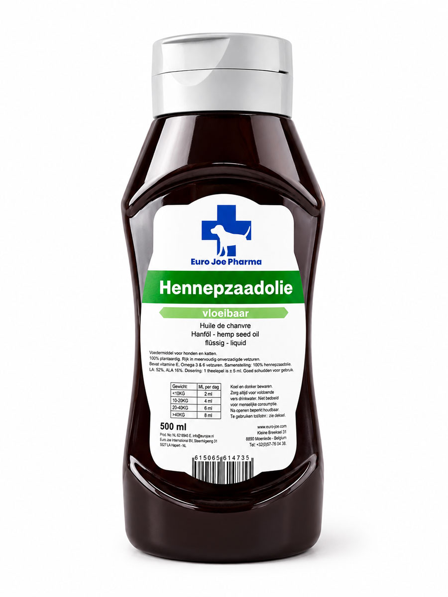 Hemp Seed Oil for Dogs – Omega 3 &amp; 6, Hypoallergenic | Euro Joe