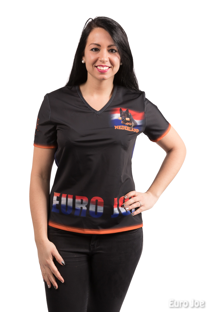 Euro Joe T-shirt Dutch flag (ladies)