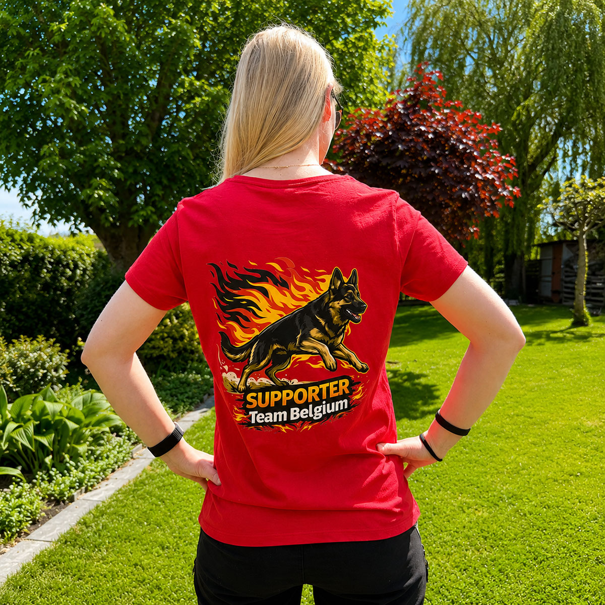 Men's T-shirt Supporter Team Belgium