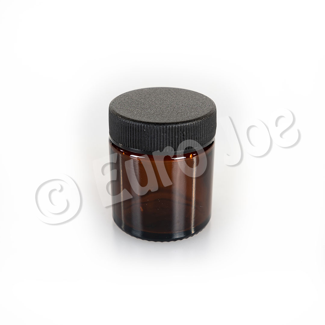 30 ml round ointment jar brown glass