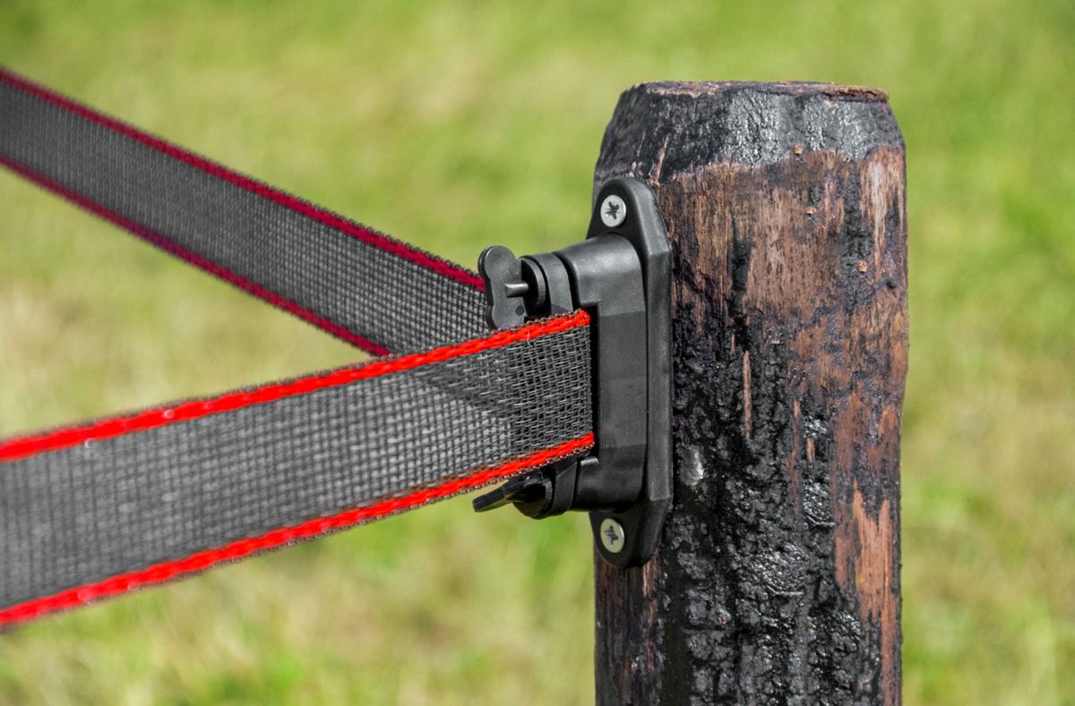 ZoneGuard 40 mm Plus fencing tape brown 200 m 