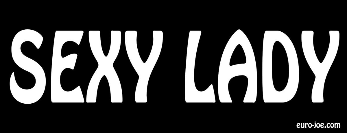 Name patch "Sexy Lady"