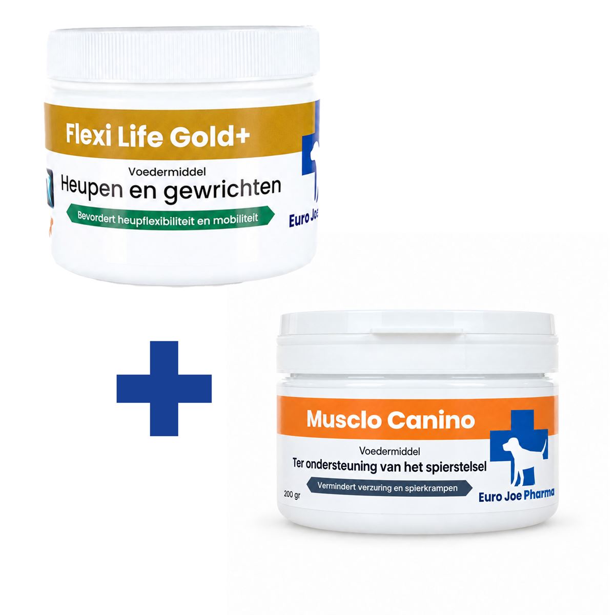 Pack SportBoost Gold pour Chiens – Musclo Canino &amp; Flexi Life Gold+ | Euro Joe