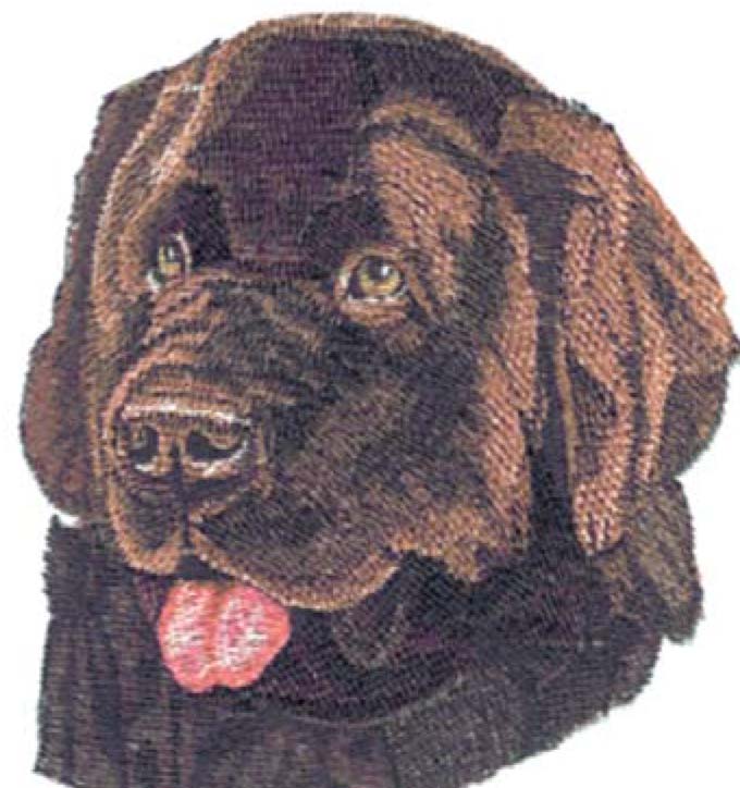 DOG IRON-ON EMBROIDERED PATCH NEWFOUNDLAND 